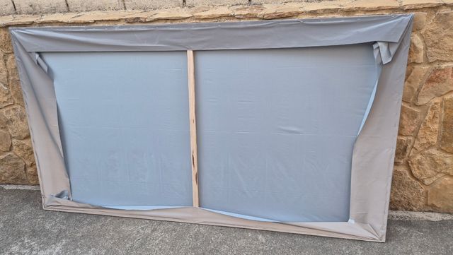 Pantalla de proyección casera