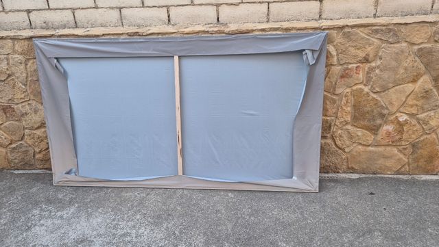 Pantalla de proyección casera