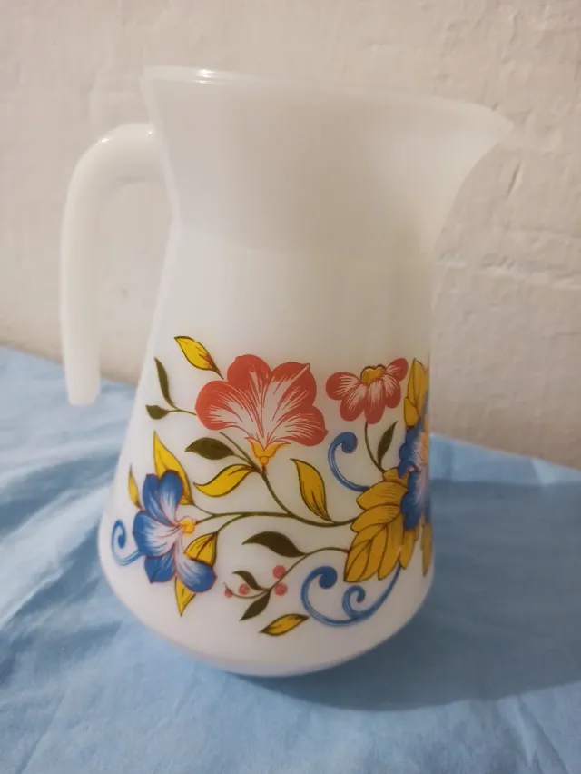 Jarra Arcopal Delhi Vintage Flores