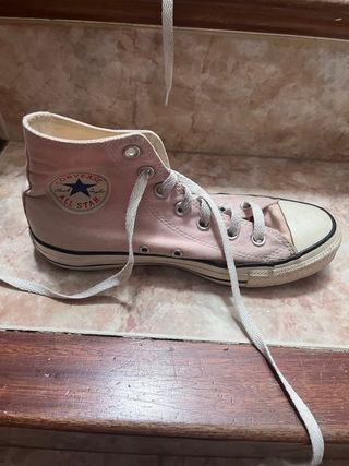 Botas Converse rosas altas