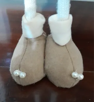 Angelo Natalizio cm 53 con rifiniture perline