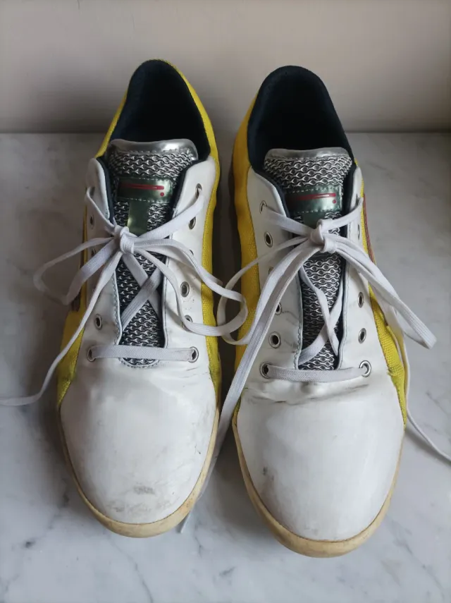 Scarpe sportive uomo Pirelli bianche/gialle