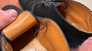 Scarpe Car Shoe nere scamosciate