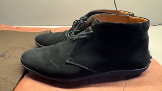 Scarpe Car Shoe nere scamosciate