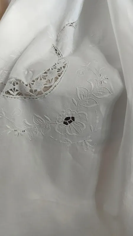 Tovaglia e Tovaglioli Pizzo Tombolo Ricami Mano