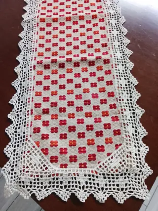 Centrotavola tessuto 40x85