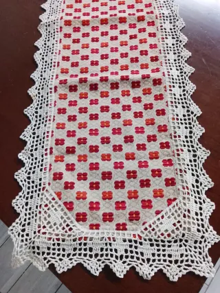 Centrotavola tessuto 40x85