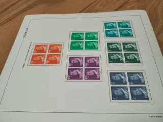 COLECCIÓN SELLOS ESPAÑA - ÁLBUM EDIFIL 1984 A 1987