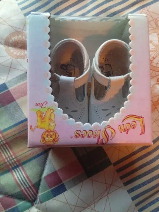 Zapato Bebé León Shoes Talla 15 Blanco