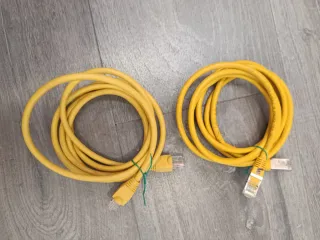 2 Cables de Red Ethernet CAT.5e UTP 2m