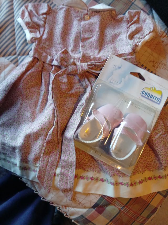 Vestido bebé 6 meses floral