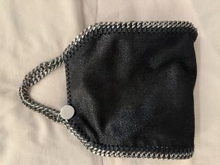 Borsa Stella McCartney nera e argento