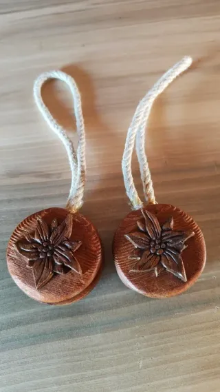 Ferma tende Legno Stella Alpina