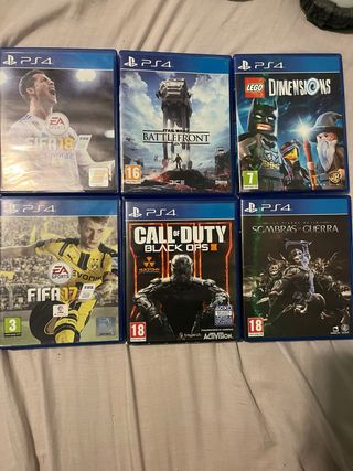juegos de ps4 se venden por separado
