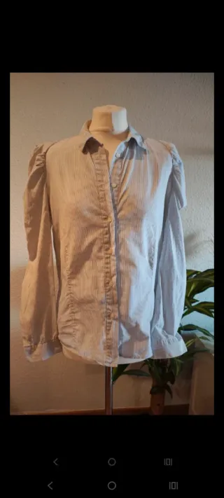Camisa Bimba y Lola Rayas Azul Blanco