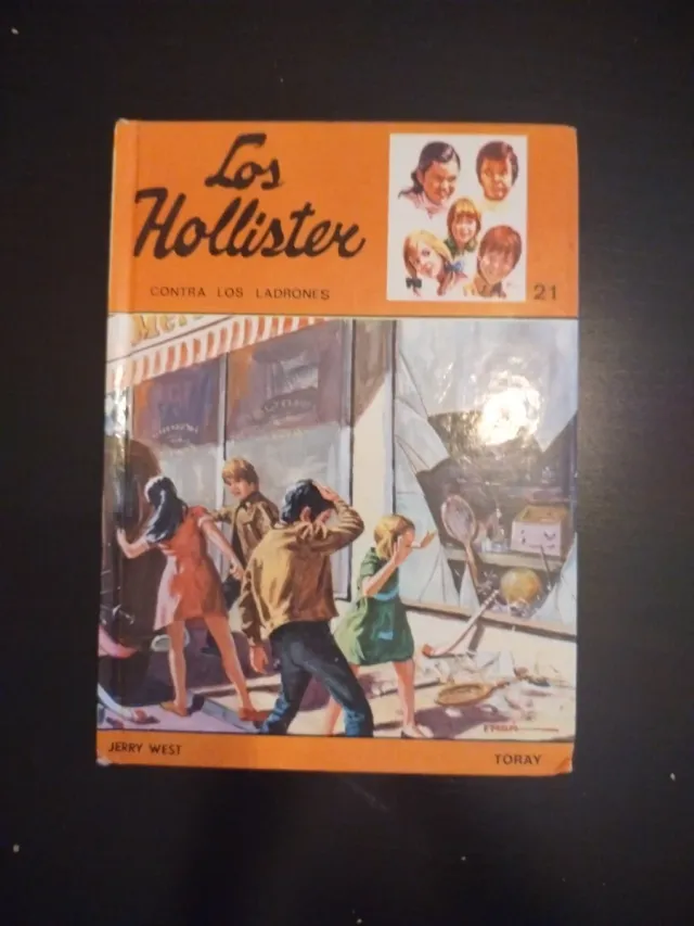 Libro Los Hollister contra los ladrones Jerry West