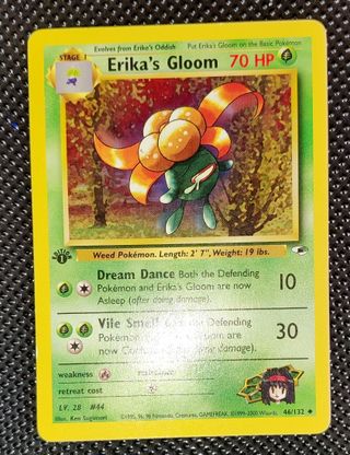 Pokémon - Erika's Gloom 46/132 Gym Heroes 1° ed