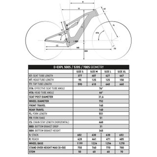 Bicicleta eléctrica de montaña 29" aluminio E-EXPL 500 S