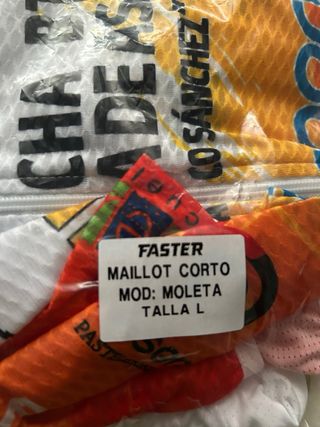 Maillot Ciclismo Faster Wear Talla L
