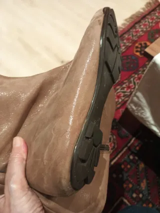 Botines Farrutx Planos Beige Talla 38