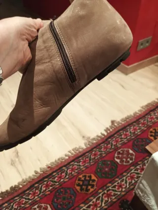 Botines Farrutx Planos Beige Talla 38