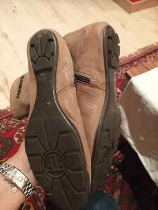 Botines Farrutx Planos Beige Talla 38