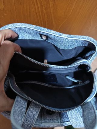 Mochila Desigual efecto piel vaquero