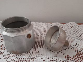 Moka da 3 tazze con manico e filtri