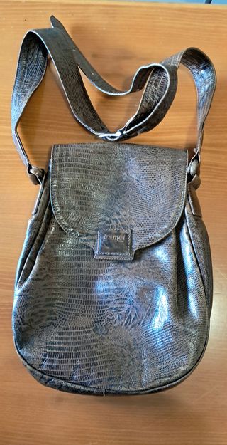 Borsetta a tracolla di pelle Made in Italy