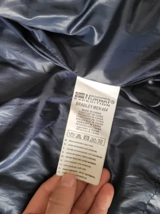 Abrigo Geographical Norway Azul Talla S