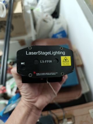 Láser discoteca con trípode y adaptador