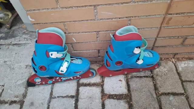 Patines en línea Talla 32/34 Azul/Rojo