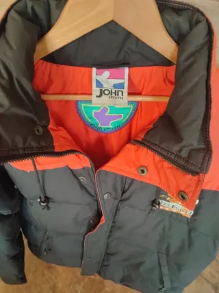 Chaqueta John Smith Plumas Naranja y Negra