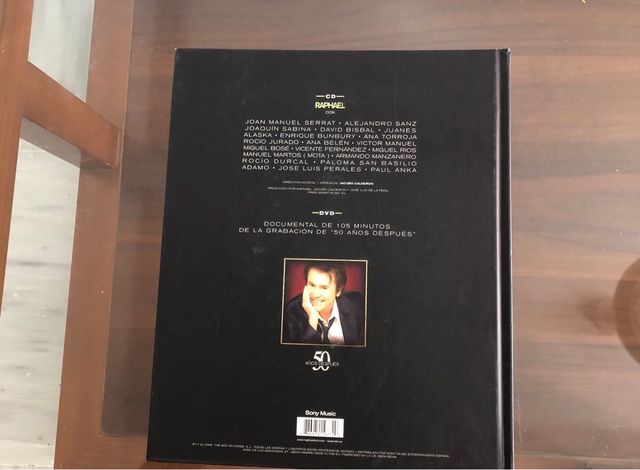 CD y DVD Raphael - 50 Años Después