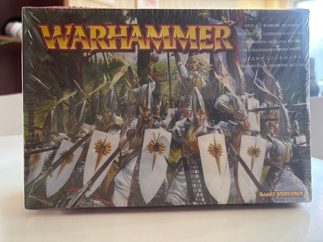 Warhammer Regimiento de guerreros de altos elfos