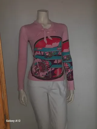 Custo Barcelona Blusa Manga Larga Estampada