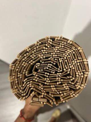 Estor enrollable de bambú