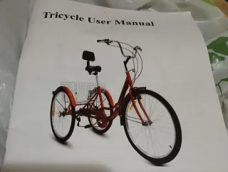 Triciclo Adulto Blanco 24 Pulgadas