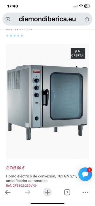 Horno de Convección Profesional Bonh