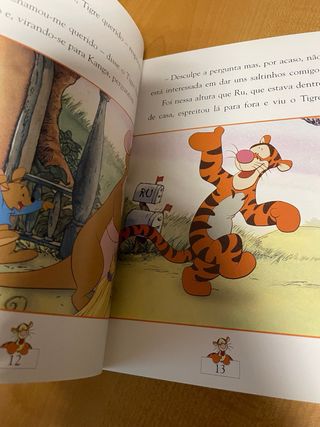 Livro As Aventuras do Tigre Disney