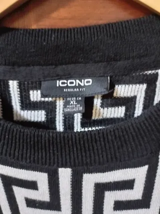 Jersey con estampado geométrico