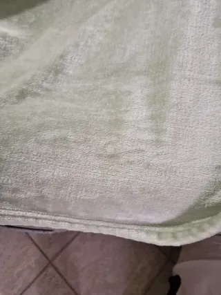 Coperta pile matrimoniale verde