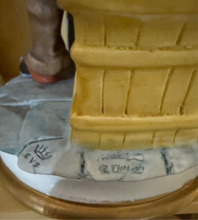 Statua ciabattino Villari Capodimonte