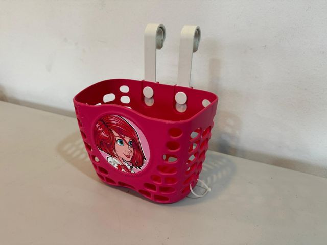 Cesta Bicicleta Infantil Rosa