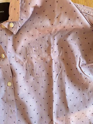 Camicia lilla con stelline e lune
