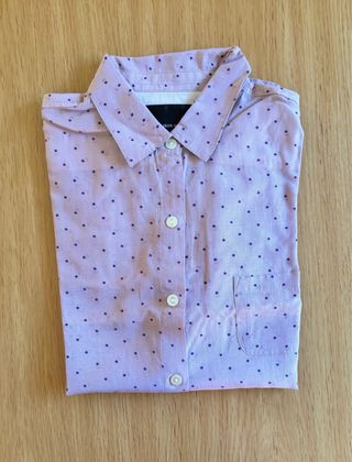 Camicia lilla con stelline e lune