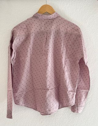 Camicia lilla con stelline e lune