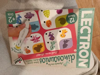 Juego Lectron Dinosaurios Diset +2 años