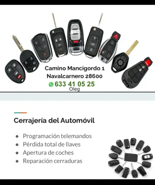 Programación llaves de coche