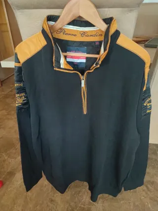 Sudadera Pierre Cardin Negra y Amarilla Talla XXXL